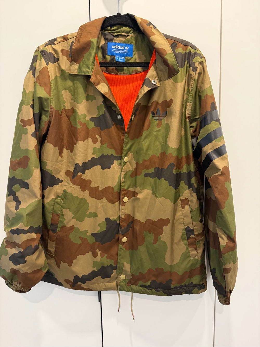 adidas Camo Coaches Jacket - Army print